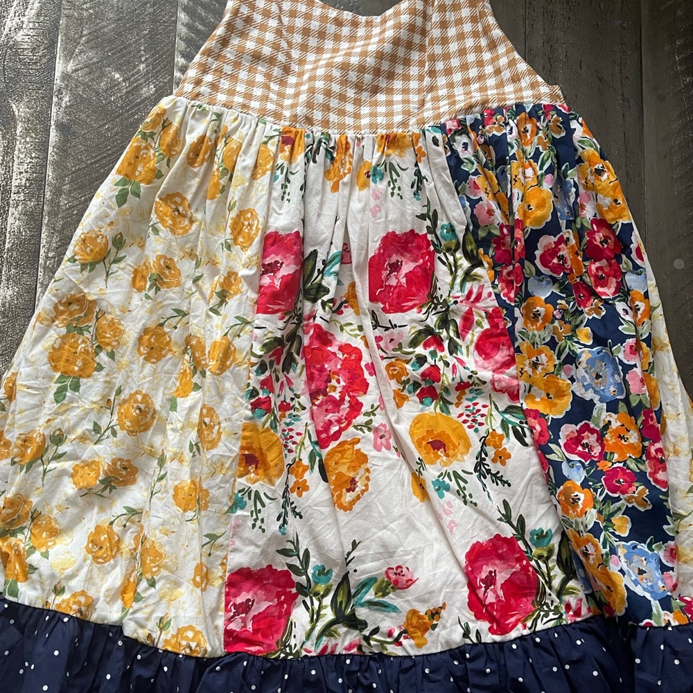 SweetHoney Multicolor Floral Patchwork Skirt